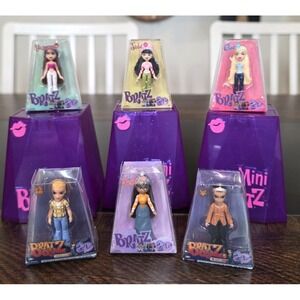 Bratz Mini Doll Lot Flashback 20 Years Boyz Yasmin Cloe Jade Sasha Dylan Cameron